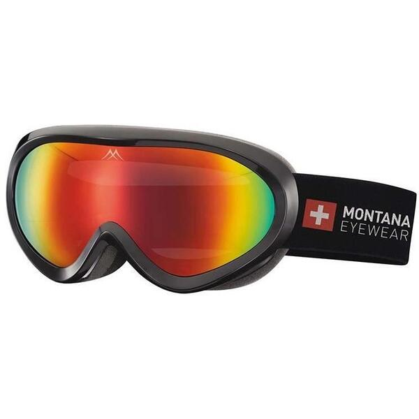 Montana-Sunoptic Resigilat Ochelari de ski pentru adulti Montana RSG MG13 black/red revo