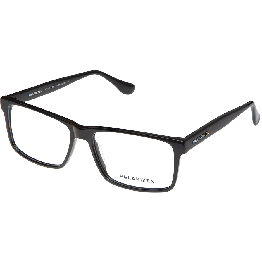 Rame ochelari de vedere barbati Polarizen PZ1011 C001 lensa imagine noua