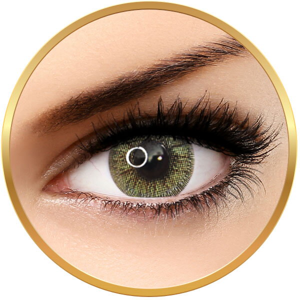 Adore Crystal Green – lentile de contact colorate verzi trimestriale – 90 purtari (2 lentile/cutie) Pret Mic Adore imagine noua