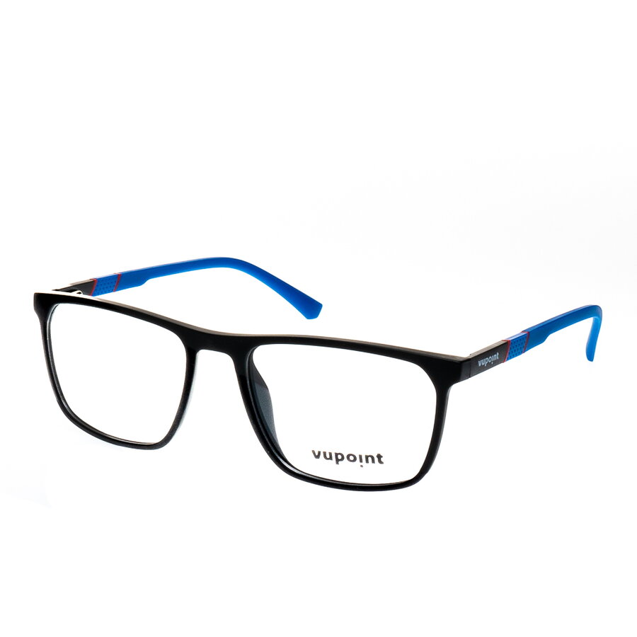 Rame ochelari de vedere barbati vupoint MF01-01 C2 C.01L BLACK/BLUE TEMPLE barbati imagine teramed.ro