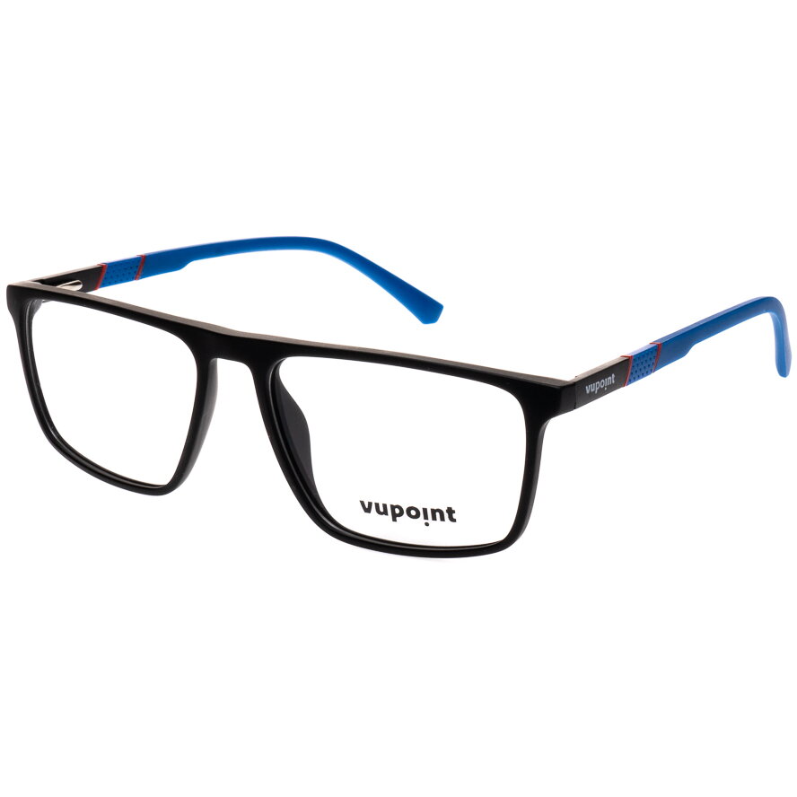 Rame ochelari de vedere barbati vupoint MF01-02 C3 C.01L BLACK/BLUE TEMPLE barbati imagine noua