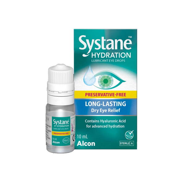 Alcon Picaturi oftalmice Systane Hydration Lubricant Eye Drops fara conservanti 10 ml