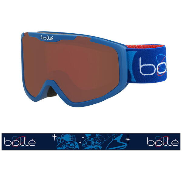Ochelari de ski pentru copii BOLLE 21964 ROCKET Blue Aerospcae Matte - Rosy Bronze