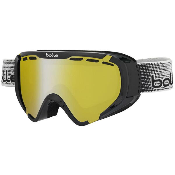 Ochelari de ski pentru copii BOLLE 21356 EXPLORER Shiny Black - Lemon  