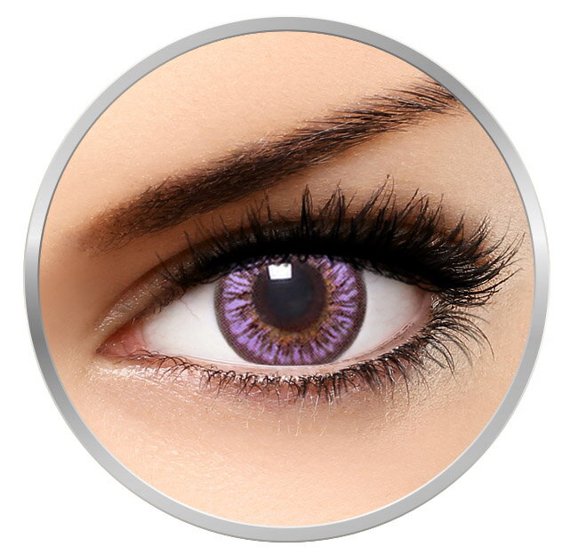 3 Tones Violet - lentile de contact colorate violet trimestriale - 90 purtari (2 lentile/cutie)