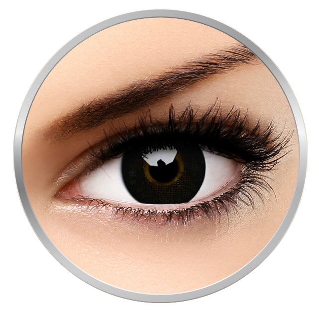 Big eyes Dolly Black - lentile de contact colorate negre trimestriale - 90 purtari (2 lentile/cutie)