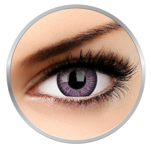 Vivid Violet - lentile de contact colorate violet trimestriale - 90 purtari (2 lentile/cutie)