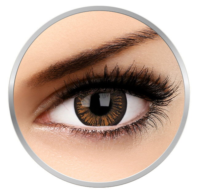 Beautiful Eyes Charming Brown - lentile de contact colorate caprui trimestriale - 90 purtari (2 lentile/cutie)