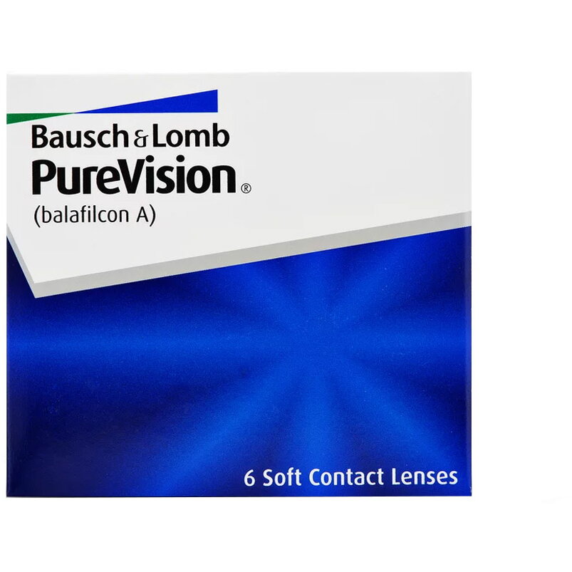 Pure Vision lunare 6 lentile/cutie Bausch & Lomb imagine noua