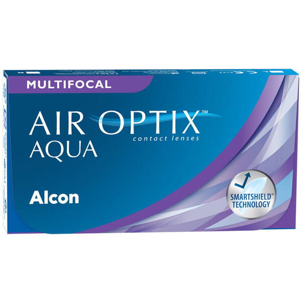 Alcon Air Optix Aqua Multifocal lunare 3 lentile/cutie
