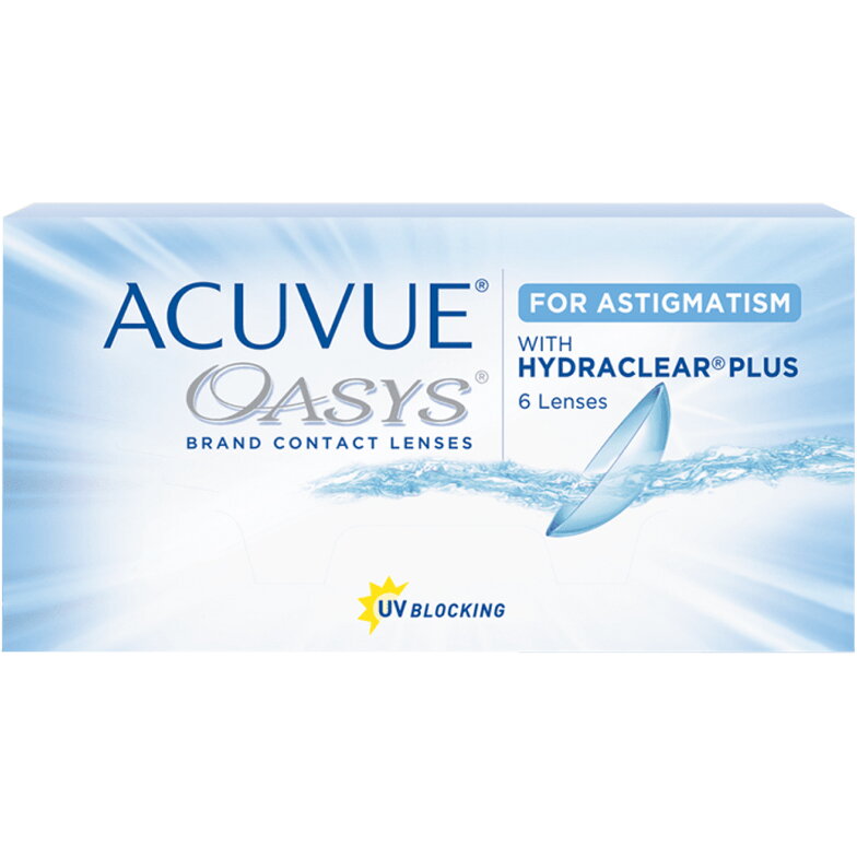 Johnson&Johnson Acuvue Oasys for Astigmatism bi-lunare 6 lentile / cutie