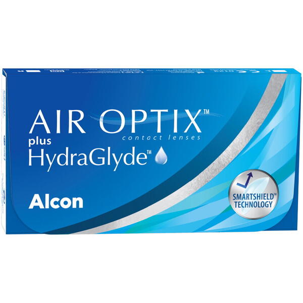 Air Optix plus HydraGlyde lunare 3 lentile/cutie