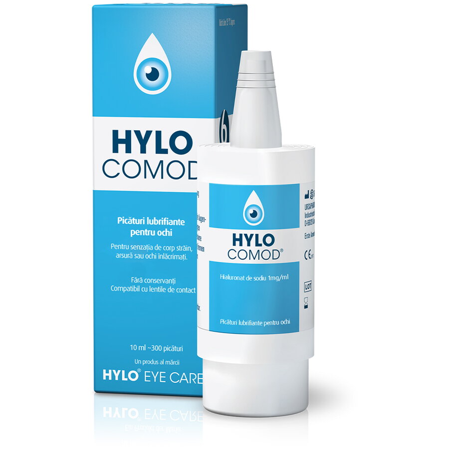 Picături lubrifiante pentru ochi Hylo Comod accesorii imagine 2021