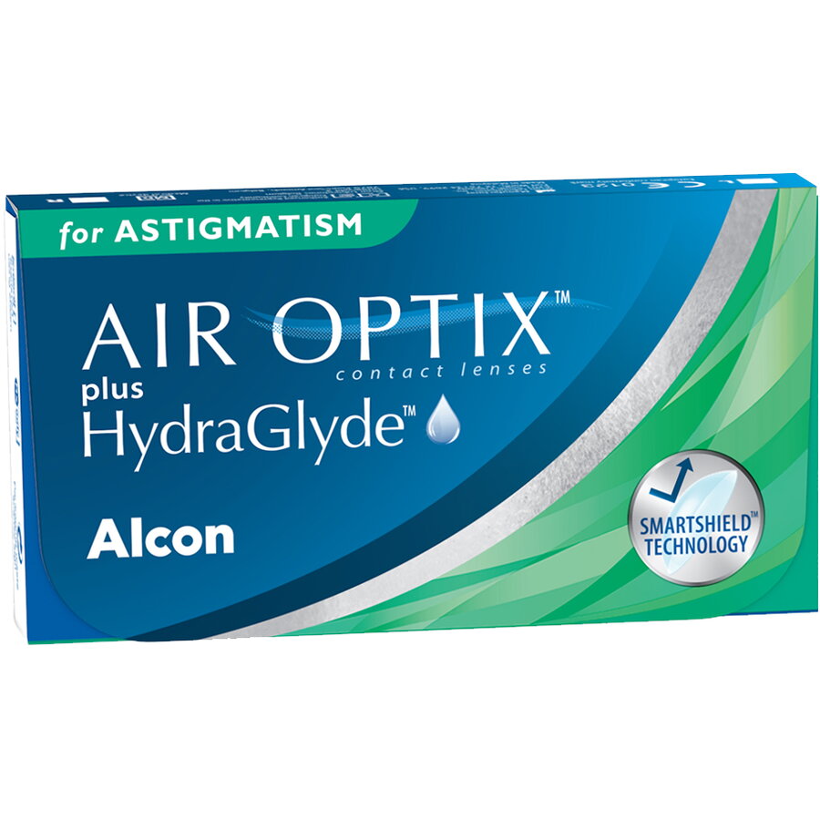 Lentile contact Air Optix plus HydraGlyde for Astigmatism 3 lentile / cutie Air imagine 2021