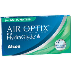 Lentile contact Air Optix plus HydraGlyde for Astigmatism 3 lentile / cutie